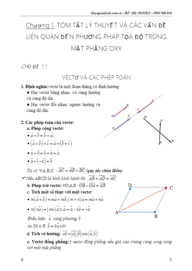 Phát triển tư duy giải toán hình học tọa độ phẳng Oxy - Hứa Lâm Phong